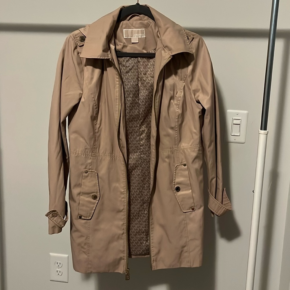 Michael Kors Tan Trench Coat